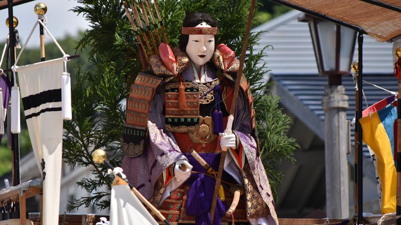 A Doll on a Float, Jinguyama and Accessories for the Esashi Ubagami Daijingu Festival